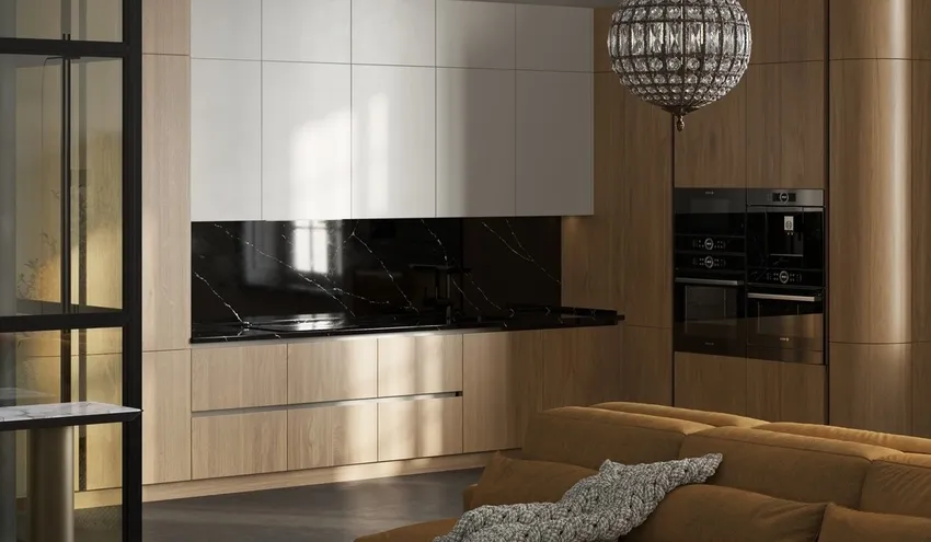 Кварцевый агломерат Negro Marquina